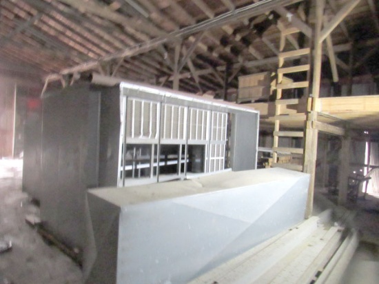 Dismantled Paint Booth With Wood Drying Box