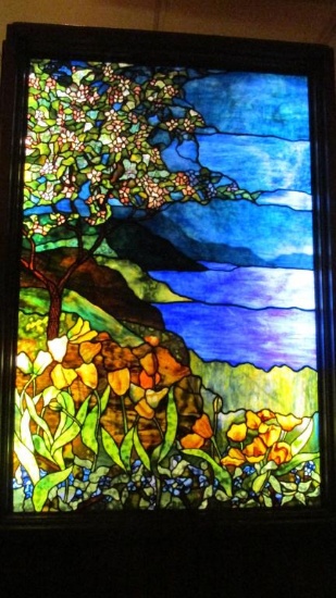 Leaded Stained Glass Wall Insert - Ml