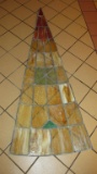 (16)  Panes Of Leaded Stained Glass - L