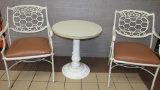 (2) Chairs & Table - A