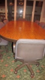 Large Conference Table With 10 Chairs - B2