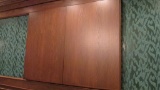 Dry Erase Board In Wood Cabinet - Eh