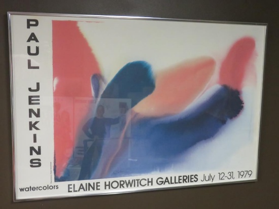 Paul Jenkins Watercolors Art - B