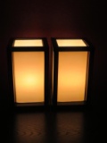 Wooden Frame Table Lamps - L