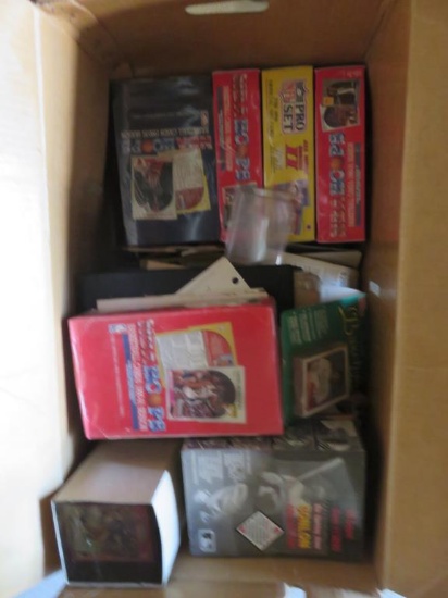 Baseball and Football Collector Cards Box Lot-CL