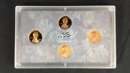 2009 S 4-coin Bicentennial Lincoln Set-W