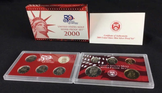 2000 United States Mint Silver Proof Set-W