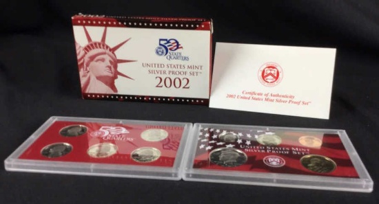 2002 United States Mint Silver Proof Set-W