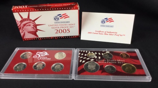 2005 United States Mint Silver Proof Set-W