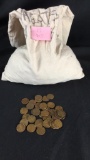 17 Pound Bag of Wheat Pennies-W