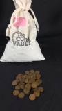 Bag of 12 Pounds of Wheat Pennies-W