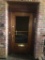 F - Large Oak Door With Brass Push Bar