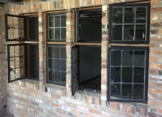 B - (5) Dual Glass Pane Windows