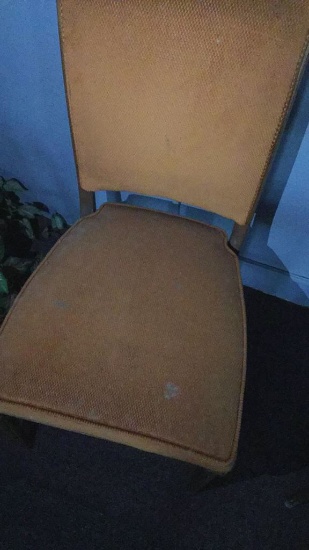 I - (9) Orange Armless Chair (contains Mold)