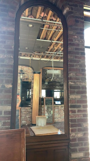 C - Oak Frame Mirror