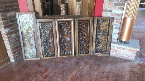 C - (5) Stained Glass Windows