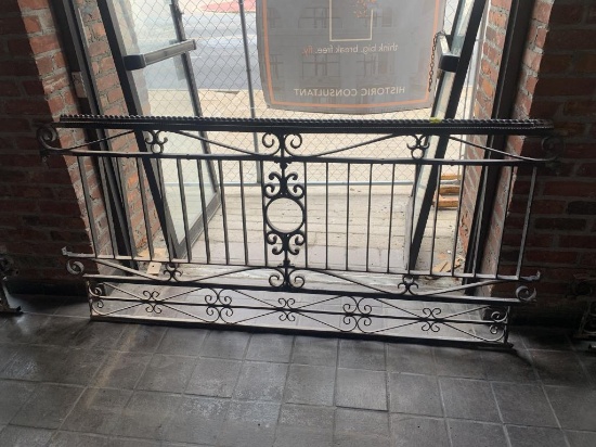 F - (3) Wrought Iron Railing *