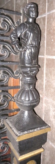 A - Cast Iron Statue