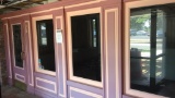 B - Purple & Pink Glass Storefront