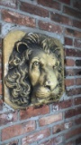I - Plaster Lion Head Bust