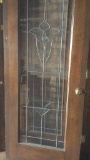 G - (3) Lead Beveled Glass Doors
