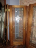 G - Lead Beveled Glass Door