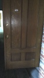 F - (2) Large Oak Door