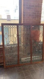 D - Beveled Glass Lead Window