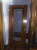 G - Beveled Leaded Cut Glass Oak Door