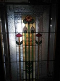 BB - Leaded Stained Etched Glass Window