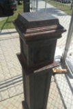 Out - (2) Cast Iron Hitching Posts