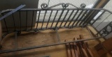 F - Black Wrought Iron Balcony Rail