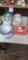 G- Large lot of Pyrex bowls & measuring cup