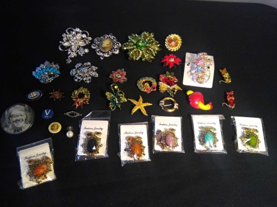 DR- Fashion Jewelry, Brooches, Pins