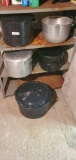 D- (5) Large Cooking Pots