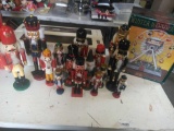 G- (15) Wood Nutcrackers & Winter Wonder Wheel