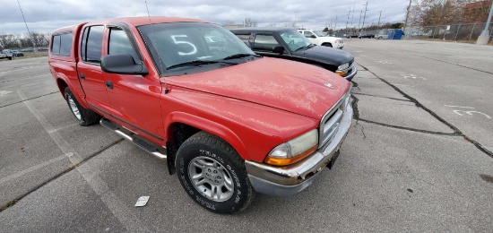 2003 Red Dodge Dakota