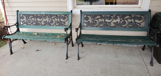 O- Cast Iron Benches