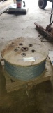 B- Large Spool of Steel Guide Cable