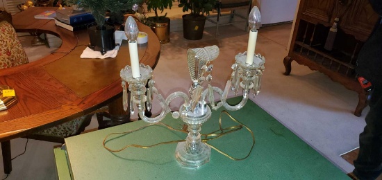 FR- Antique Glass Prism Lamp