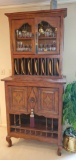 FR- Solid Dark Finish Tall Buffet/Secretary