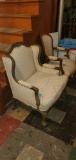 B- Pair of Antique Chairs