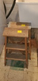 BS- (2) Wood Step Ladders