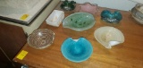 BS- (9) Pieces of Art Glass