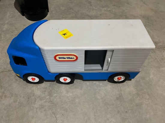 Little Tikes Toy Semi Truck with Hauler