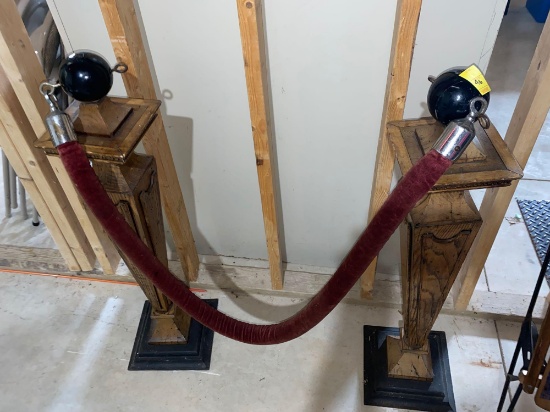 Stanchions from Tiedtke’s Store in Toledo