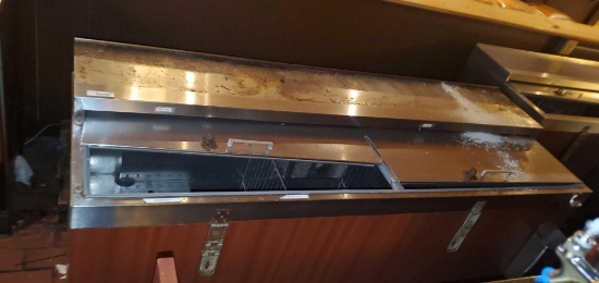 B- Stainless Steel (2) Door Slide Top Cooler