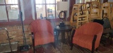 L- (2) Chairs, Lamp and End Table