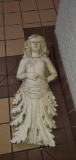 L- Chalkware Decorative Woman