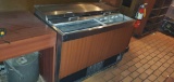 B- Stainless Steel Sliding Top 2 Door Cooler